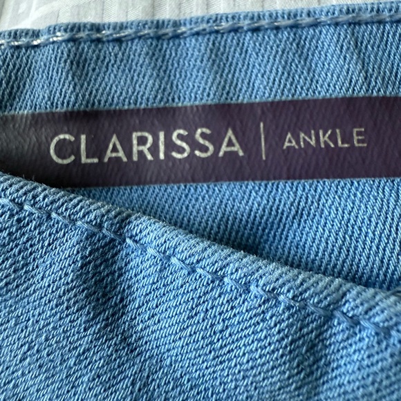 NYDJ Clarissa Ankle Jeans Women’s Size 6 Blue Stretch Denim Skinny - Picture 1 of 7